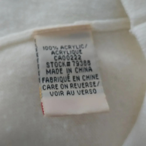 Retro Tradition Cream Knit Sweater, S - Picture 7 of 7